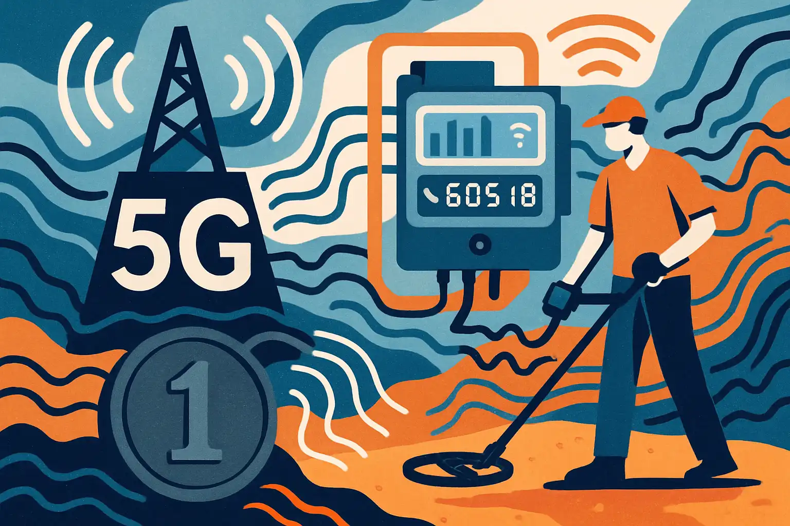 Hoe 5G, slimme meters en elektronische ruis je metaaldetectie beïnvloeden — en wat je eraan kunt doen
