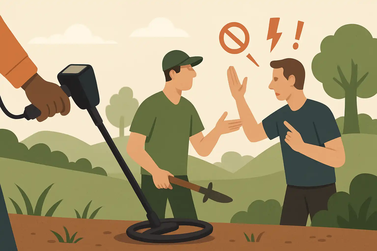 Metaaldetectie-etiquette: hoe je respectvol zoekt zonder ruzie