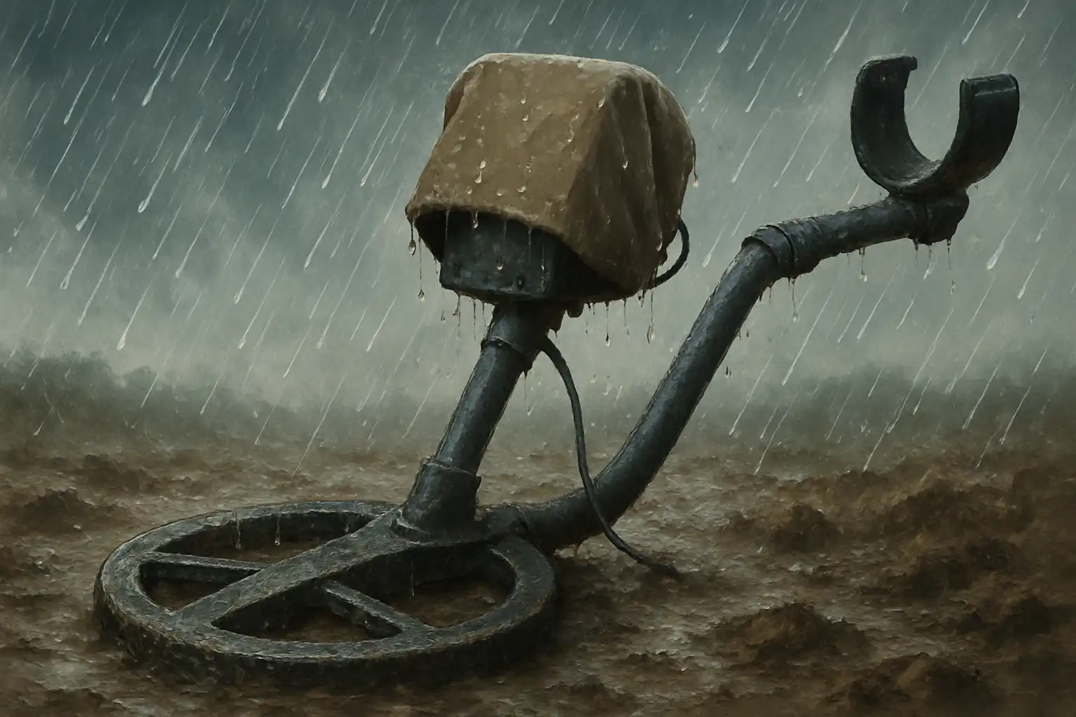 Regen, modder, kou: hoe je jouw metaaldetector beschermt tijdens ruig weer