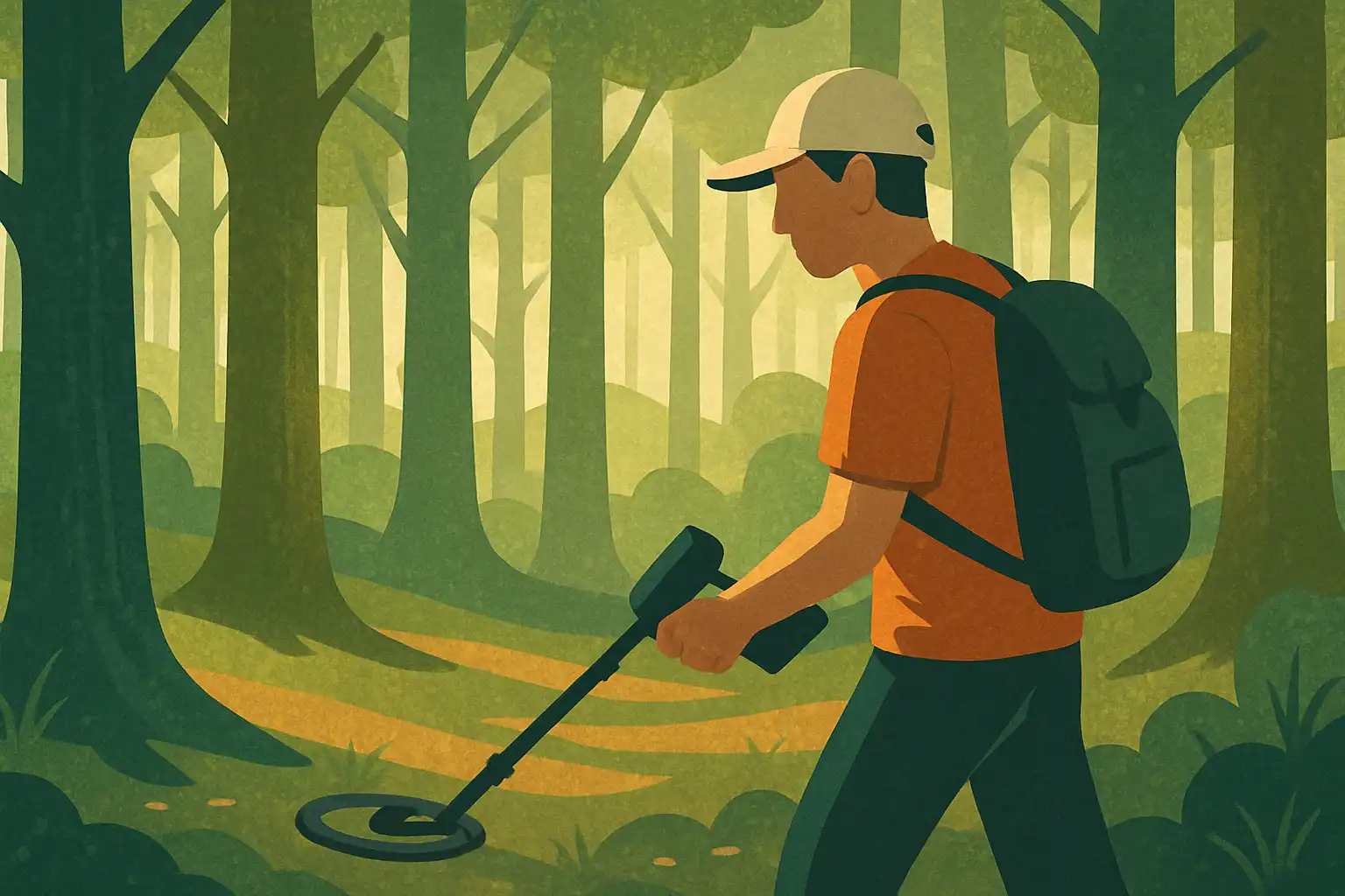 Speuren tussen de bomen: zo word je een expert in bosdetectie met je metaaldetector