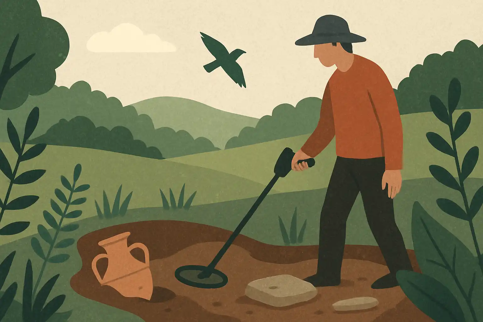 Stil zoeken: hoe je metaaldetectie combineert met natuurbehoud en respect voor archeologie