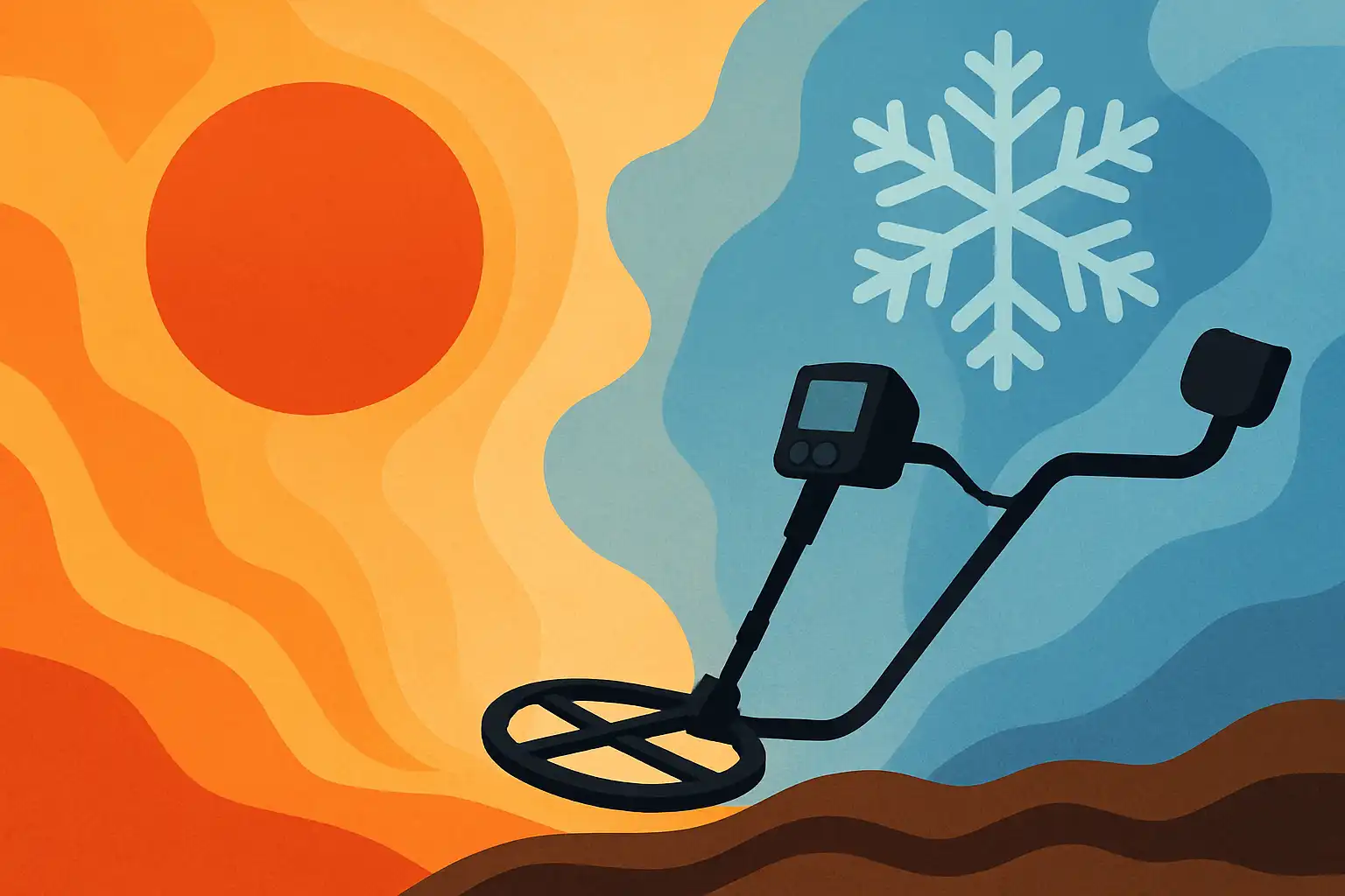 Warmte, vorst en vondstkans: zo optimaliseer je je metaaldetector voor verschillende bodemtemperaturen