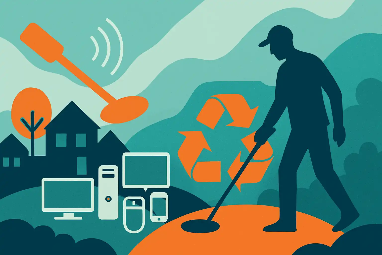 Zo organiseer je een metaaldetector-opschoonactie: e-waste vinden, buurt betrekken en echte impact maken