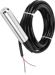Waterniveausensor, TL-136 Vloeistofniveautransmitter, 12-32VDC 4-20mA 304 Roestvrijstalen Signaaluitgang Waterniveausensor, IndustriÃ«le Stromingsschakelaars (Bereik 0-2 meter)