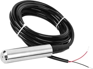 Waterniveausensor, TL-136 Vloeistofniveautransmitter, 12-32VDC 4-20mA 304 Roestvrijstalen Signaaluitgang Waterniveausensor, IndustriÃ«le Stromingsschakelaars (Bereik 0-2 meter)