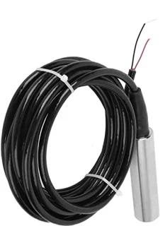 Waterniveausensor, TL-136 Vloeistofniveautransmitter, 12-32VDC 4-20mA 304 Roestvrijstalen Signaaluitgang Waterniveausensor, IndustriÃ«le Stromingsschakelaars (Bereik 0-2 meter)