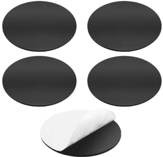 Smoke Detector, Holder, Adhesive Pads, Magnetic Smoke Detector, Self-Adhesive Magnetic Pads for Fire Detectors and Gas Detector, Adhesive Pads with Magnetic Attachment, Strong Magnets, Easy to Install