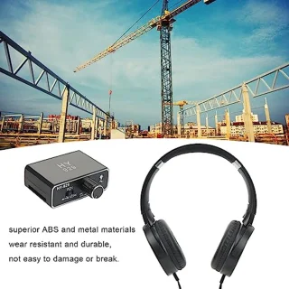 Home Water Leak Detector, Underground Water Leak Detector, Water Pipe Finder, Improved High-Strength Sound Amplifier with Headset, AC Power for Construction Site Construction