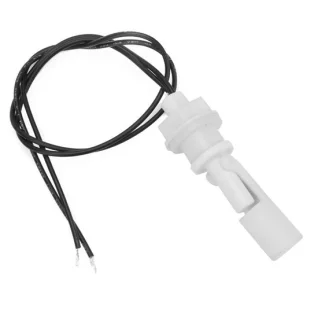 2Pcs Water Liquid Level Sensors, Low Pressure Side Mounting Float Switch Anti-Corrosion PP Duck-mouth Type Water Level Sensor for Tank Pool (F)