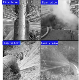 Water Leak Detection, High Sensitivity Water Pipe Leakage Monitor, 20000x Sound Intensifier Water Leak Tester, Underground Water Pipe Leakage Detector for Site Construction