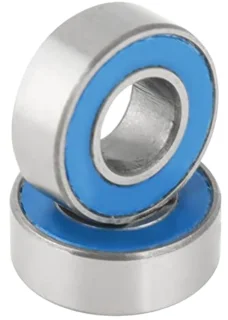 50 Stuks Set MR115-2RS Afgedichte Kogellagers met Blauw Metaal en Rubber, 5 * 11 * 4mm voor Industrieel Gebruik