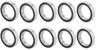 40PCS 6803-2RS 17mm * 26mm * 5mm Rubber Verzegelde Groefkogellagers Laag Geluidsniveau Miniatuur Lagers voor Hobby Projecten