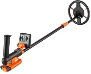 Metaaldetector - Metaalzoekapparaat voor kinderen - Hoge nauwkeurigheid - Verstelbaar 25-37in - 6in spoel - Oplaadbaar - LCD-scherm - Zwart en oranje review