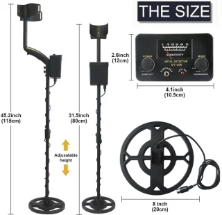 Gevoelige metaaldetector voor kinderen en beginners - Waterdicht en instelbaar - Voor het ontdekken van goud, zilver en andere metalen