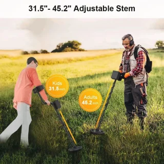 Gevoelige metaaldetector voor kinderen en beginners - Waterdicht en instelbaar - Voor het ontdekken van goud, zilver en andere metalen