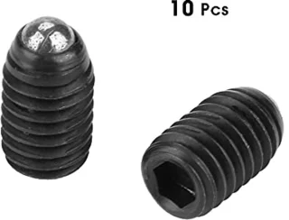 10 Stks M5 Schroefdraad Hex Socket Koolstof RVS Bal Drive Lente Plungers Set Push Fit Ball Spring Soepele Plunger (M5*8)