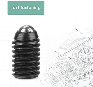10 Stks M5 Schroefdraad Hex Socket Koolstof RVS Bal Drive Lente Plungers Set Push Fit Ball Spring Soepele Plunger (M5*8)