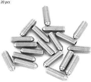 M4 304 roestvrij staal veer zeskant kogelstift stiftschroef set 20st