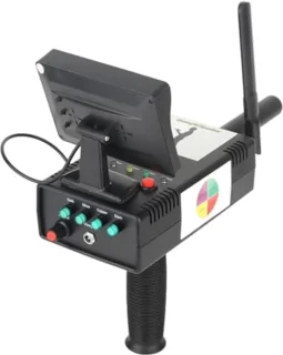 Ondergrondse Metaaldetector, ABS Behuizing Gevoelig Stabiel Snel Scannen Schatzoeker voor Goud Zilver Koper AC100‑240V met High Definition-scherm(EU-stekker)