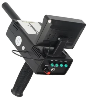 Ondergrondse Metaaldetector, ABS Behuizing Gevoelig Stabiel Snel Scannen Schatzoeker voor Goud Zilver Koper AC100‑240V met High Definition-scherm(EU-stekker)