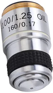 Hoog Licht de Microscoop Objectieve Lens van de Transmittantie Hoge Definitie Breed Gebied, Toebehoren Gemaakt (S100/1.25 OLIE)