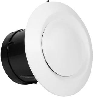 Duct Cover,Cache VMC Ceiling Conduit 70,Vmc 100 Ceiling Diffuser Exhaust Supply Valve Air Vent Anemostat Ventilation Ducting Hose Cover 75mm(75mm)