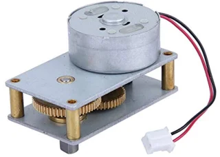 3-12V DC-motor Omkeerbare metalen tandwielkast Motortoerentalreductie Motorzonekleptoerentallen Reductiemotor Klepreductiemotor 27 tpm