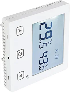 Digital Thermostat, AC220V Wall Mounted Stove Thermostat Temperature Controller with Touch Screen Water Underfloor Heating Temperature Control Panel