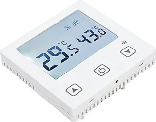 Digital Thermostat, AC220V Wall Mounted Stove Thermostat Temperature Controller with Touch Screen Water Underfloor Heating Temperature Control Panel