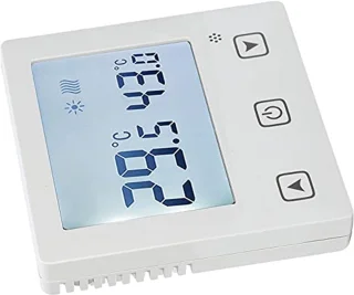 Digital Thermostat, AC220V Wall Mounted Stove Thermostat Temperature Controller with Touch Screen Water Underfloor Heating Temperature Control Panel