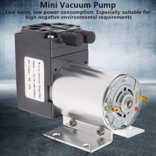 Pomp, DC 12V 5L/min 120kpa Mini VacuÃ¼mpomp Negatieve Druk Zuig Pompen Met Houder 500mA, VacuÃ¼mpompen