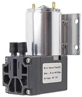 Pomp, DC 12V 5L/min 120kpa Mini VacuÃ¼mpomp Negatieve Druk Zuig Pompen Met Houder 500mA, VacuÃ¼mpompen