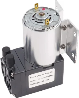 Pomp, DC 12V 5L/min 120kpa Mini VacuÃ¼mpomp Negatieve Druk Zuig Pompen Met Houder 500mA, VacuÃ¼mpompen