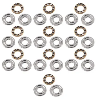 Stuwkracht kogellagers Hoge precisie hoogwaardige platte stalen lager set 10PCS (F6-14M 6 * 14 * 5mm (10st))