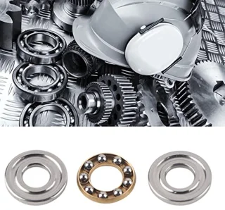 Stuwkracht kogellagers Hoge precisie hoogwaardige platte stalen lager set 10PCS (F6-14M 6 * 14 * 5mm (10st))