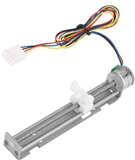 DC 12V slag 80mm aandrijving stappenmotor schroef 2-fase 4-draads stappenmotor met lineaire moer schuif voor DIY graveermachine