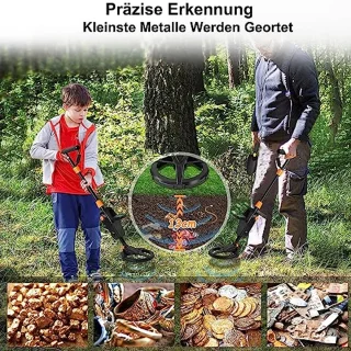 Metaaldetector voor kinderen - Handheld met LCD-display, ideaal voor schatzoeken