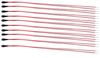 10st 1K / 5K / 10K Ohm MF52B thermistorweerstanden Hoge gevoeligheid met 60 mm geÃ«mailleerde draadtemperatuursensor (10 K)