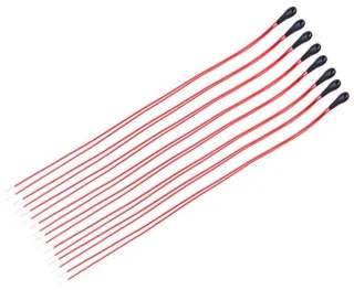 10st 1K / 5K / 10K Ohm MF52B thermistorweerstanden Hoge gevoeligheid met 60 mm geÃ«mailleerde draadtemperatuursensor (10 K)