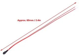 10st 1K / 5K / 10K Ohm MF52B thermistorweerstanden Hoge gevoeligheid met 60 mm geÃ«mailleerde draadtemperatuursensor (10 K)