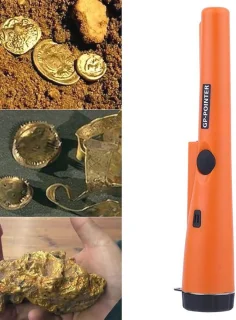 Draagbare Metaaldetector met 360° Scan en Waterdicht Ontwerp - Hoge Gevoeligheid voor Metalen Vinden
