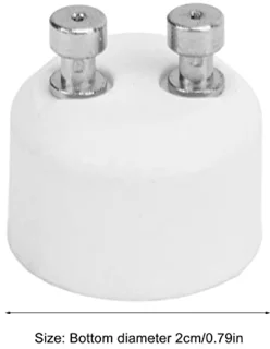GU10 to MR16 Converter, Lamp Holder, Adapter Socket for LED and Halogen Bulbs, Pack of 4