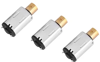 3 stuks vibratiemotor DC 1,5 V 3 V 6 V 1000 rpm M20 mini-motor excentrisch wiel messing elektrisch messing excentrisch roterend wiel voor schoonheidsinstrument