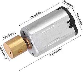 3 stuks vibratiemotor DC 1,5 V 3 V 6 V 1000 rpm M20 mini-motor excentrisch wiel messing elektrisch messing excentrisch roterend wiel voor schoonheidsinstrument