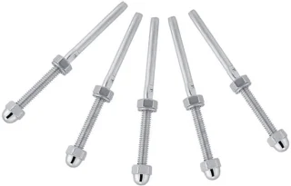 10-delig kabelrailsysteem schroefdraadbout montage terminal voor 1/8 kabeldekrail handomwikkeling roestvrijstalen kabelspanner