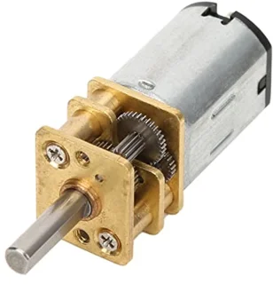 GA12-N20 DC 3 V Transmissiemotor, geluidsarme transmissie met hoge torsiereductie, 15-1000 omw/min, met metalen aandrijving, miniatuur elektrische transmissie voor doe-het-zelf RC speelgoed (50 tpm)