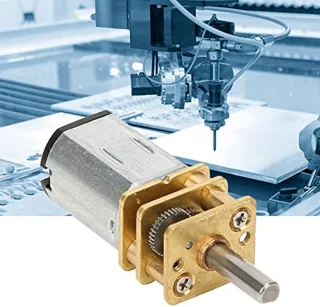 GA12-N20 DC 3 V Transmissiemotor, geluidsarme transmissie met hoge torsiereductie, 15-1000 omw/min, met metalen aandrijving, miniatuur elektrische transmissie voor doe-het-zelf RC speelgoed (50 tpm)