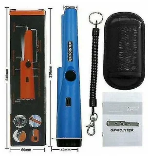 Mmgoqqt - Preciese Metalldetector - Handheld - Oranje - 360° Side Scan - Voor Goud Zilver Muntstukken