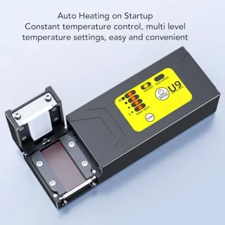 Thermische Glasvezelstripper, Oplaadbaar Stripgereedschap voor Automatische Verwarming, Temperatuurinstellingen met 8 Versnellingen, Langere Levensduur van de Batterij voor