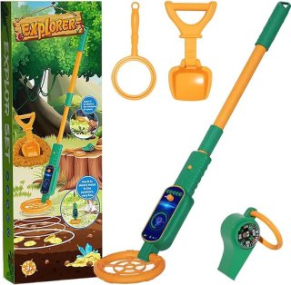 Draagbare Metaaldetector voor Kinderen - Verstelbaar van 60-80 cm, Ideaal voor Avontuurlijke Jongeren van 3 tot 12 Jaar review